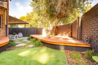 Award-winning courtyard space designed by Emerge Associates. Photo: Emerge Associates